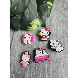Hello Kitty Shoe Charms - Set of 5